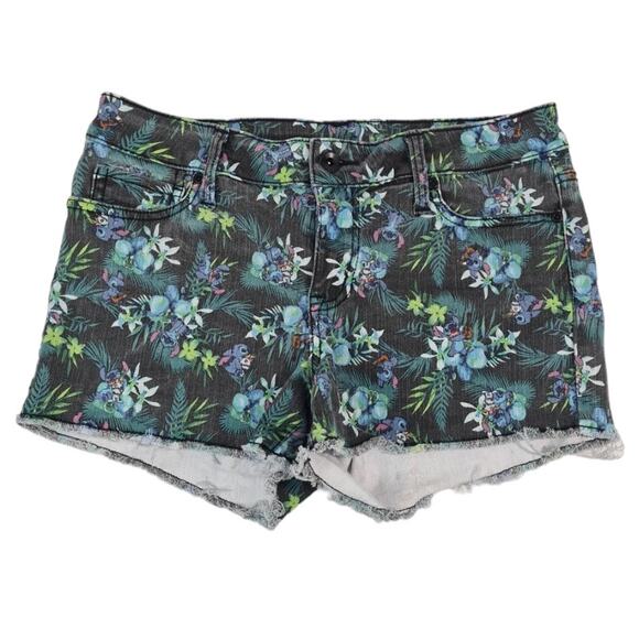 Disney Lilo & Stitch Cut Off Jean Shorts Size 5 - Picture 2 of 7